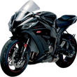 Load image into Gallery viewer, Zero G Corsa Windscreen - Clear - ZX10 - Back View