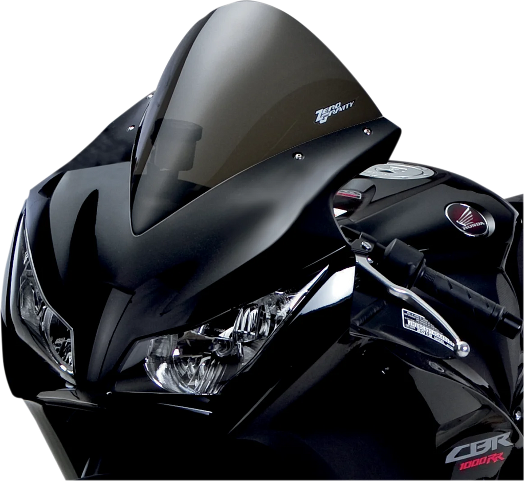 Zero G Corsa Windscreen - Smoke - CBR1000 - Back View