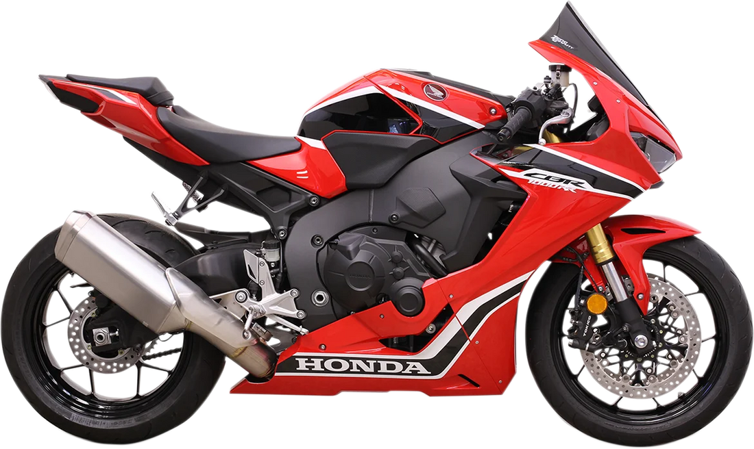 Zero G Corsa Windscreen - Smoke - CBR1000RR - Side View