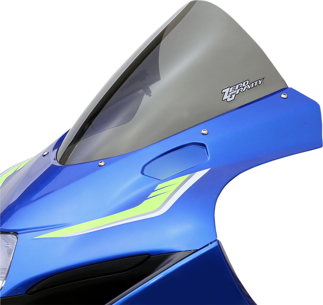 Zero G Corsa Windscreen - Smoke - GSXR1000 - Side View