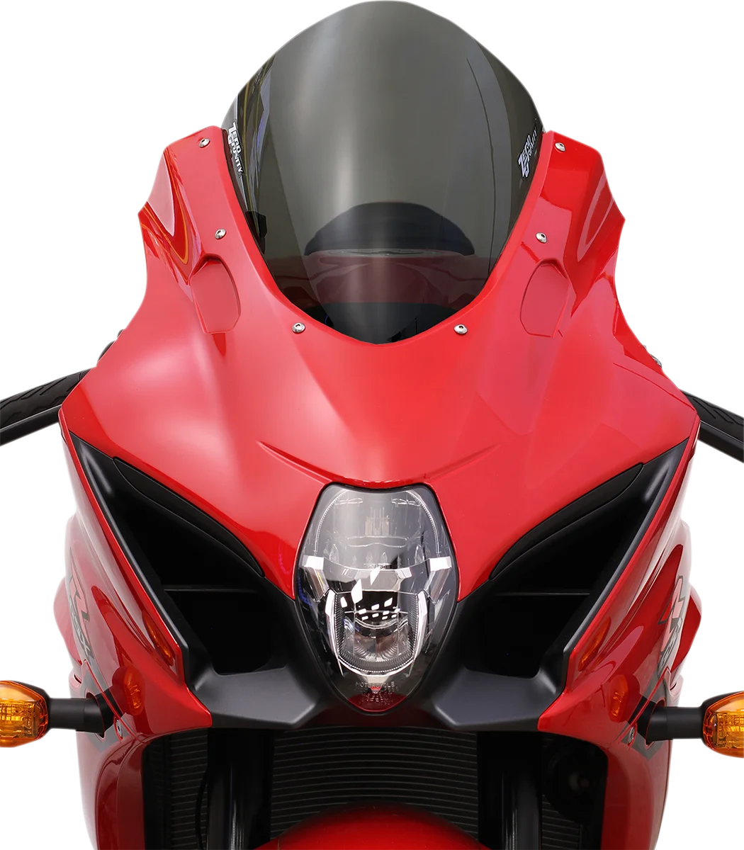 Zero G Corsa Windscreen - Smoke - GSXR1000 - Back View