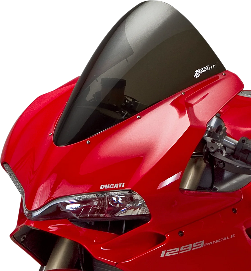 Zero G Corsa Windscreen - Smoke - Panigale 1299 - Side View