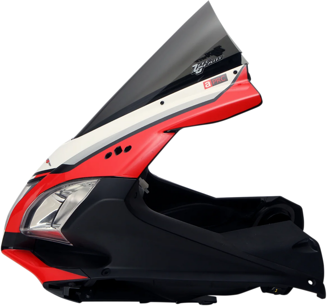 Zero G Corsa Windscreen - Smoke - RSV4 - Side View