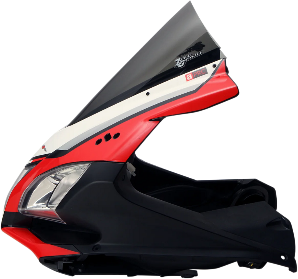 Zero G Corsa Windscreen - Smoke - RSV4 - Side View