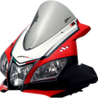Load image into Gallery viewer, Zero G Corsa Windscreen - Smoke - RSV4 - Back View
