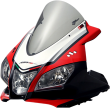 Load image into Gallery viewer, Zero G Corsa Windscreen - Smoke - RSV4 - Back View