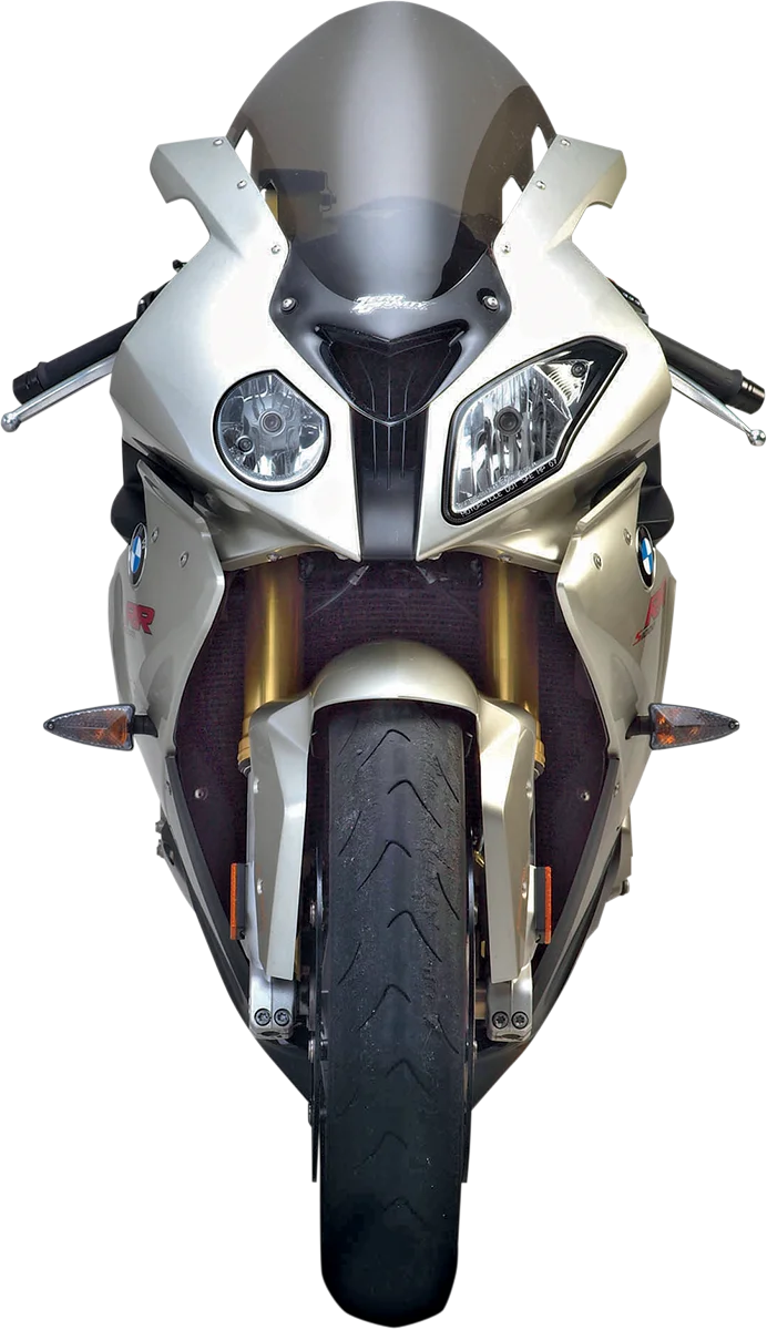 Zero G Corsa Windscreen - Smoke - S1000RR - Side View