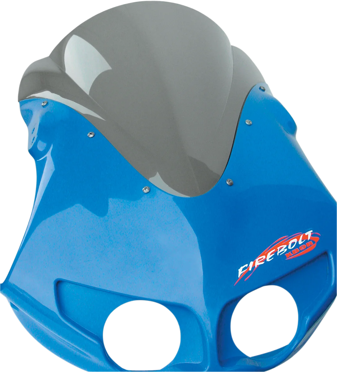 Zero G Double Bubble - Smoke - fits Buell Firebolt - Back View
