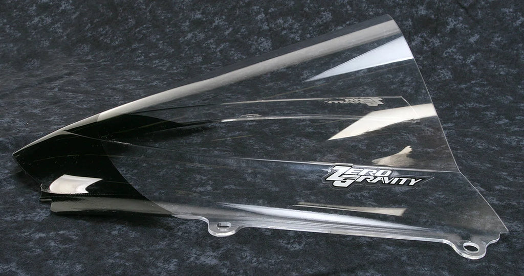 Zero G Double Bubble Windscreen - Clear - 675 - Side View