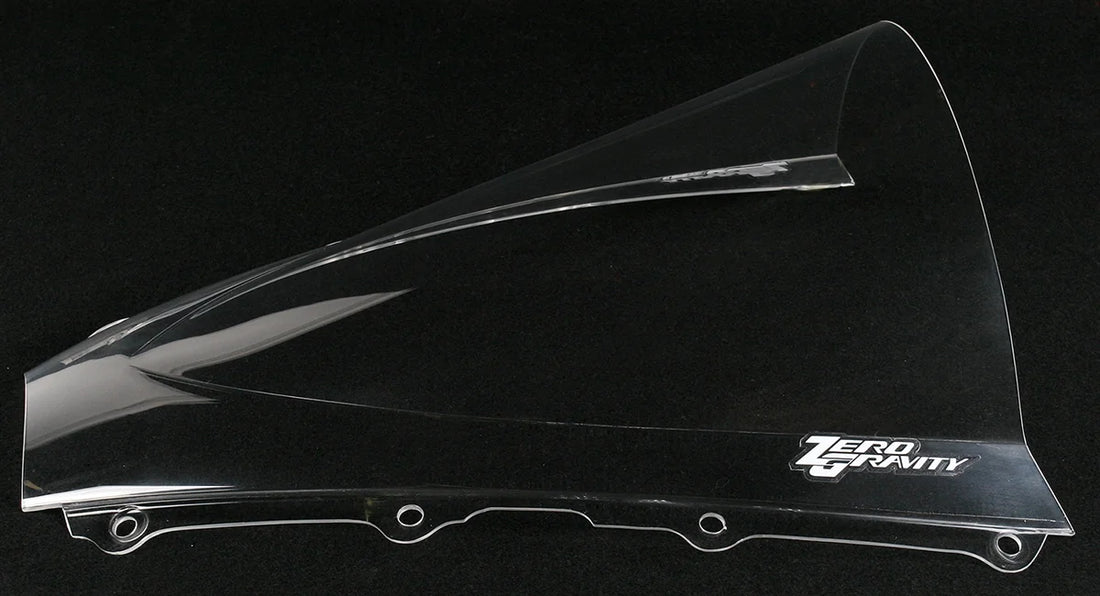 Zero G Double Bubble Windscreen - Clear - Daytona 675 - Side View