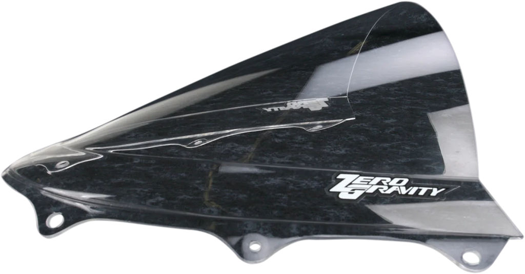 Zero G Double Bubble Windscreen - Clear - GSXR 6/7 - Side View