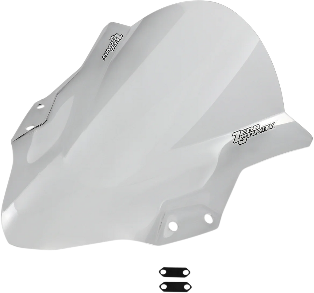 Zero G Double Bubble Windscreen - Clear - Ninja 400 - Main Product View