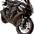 Load image into Gallery viewer, Zero G Double Bubble Windscreen - Clear - ZX10 - Back View