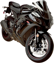 Load image into Gallery viewer, Zero G Double Bubble Windscreen - Clear - ZX10 - Back View