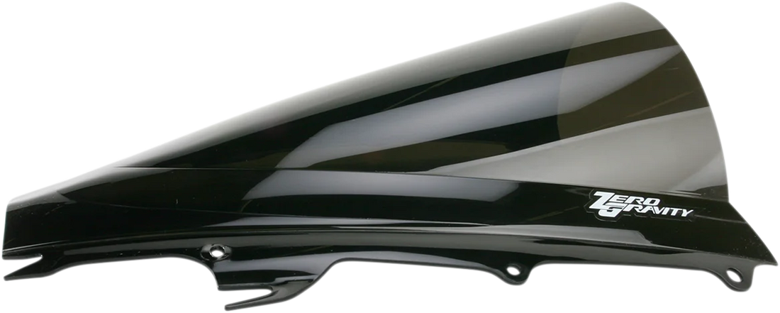 Zero G Double Bubble Windscreen - Dark Smoke - 675 - Side View
