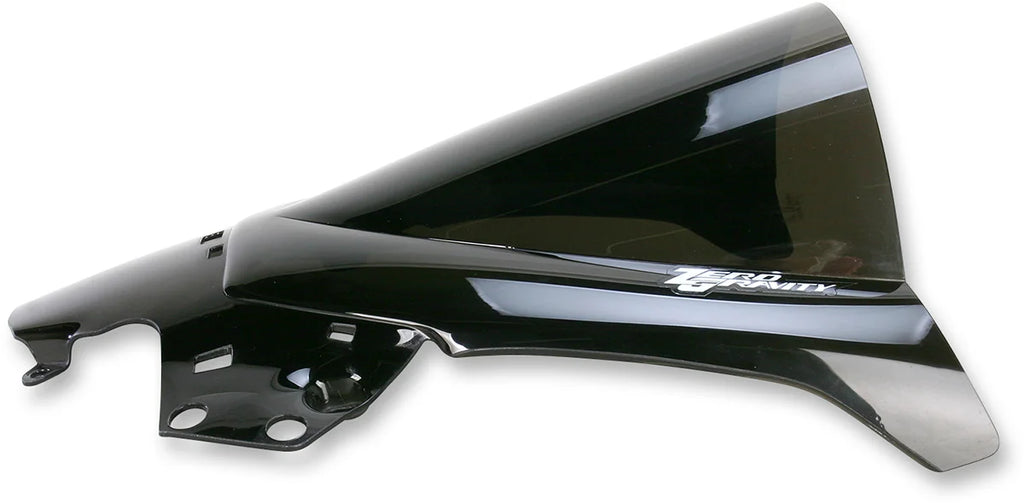 Zero G Double Bubble Windscreen - Dark Smoke - CBR250R - Side View