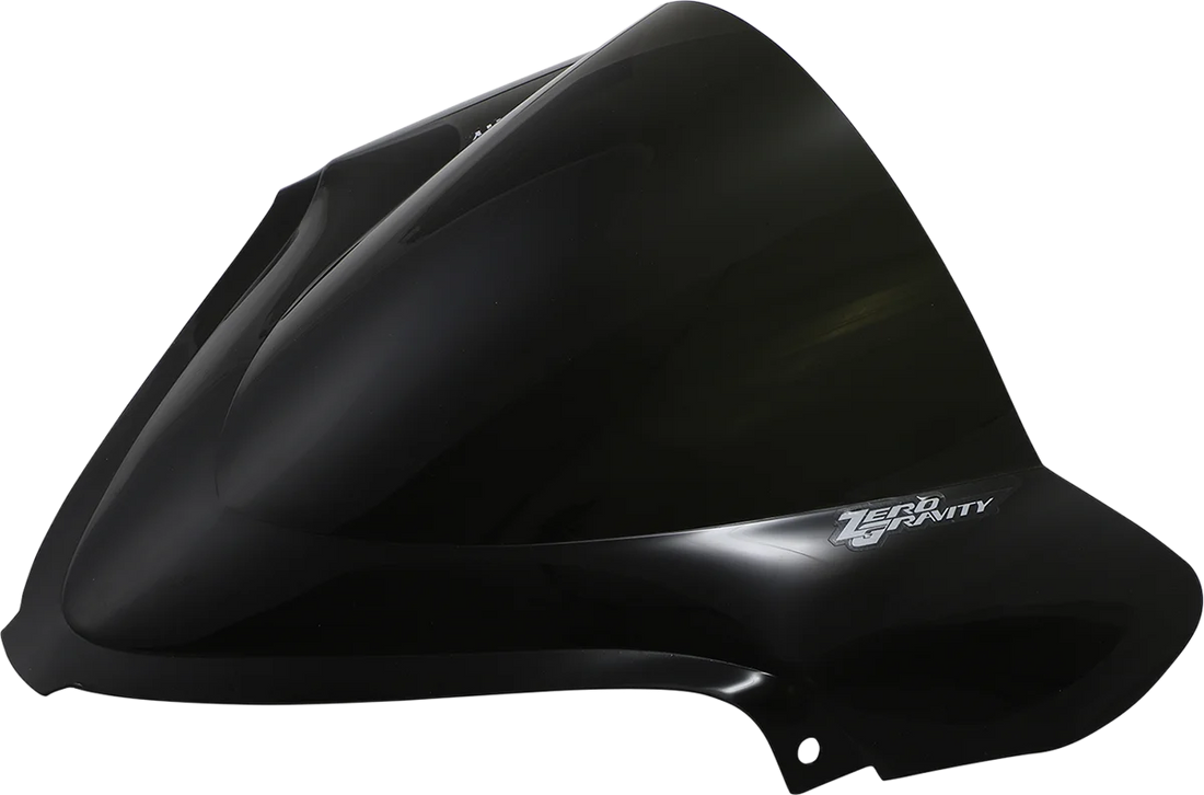 Zero G Double Bubble Windscreen - Dark Smoke - Hayabusa - Side View