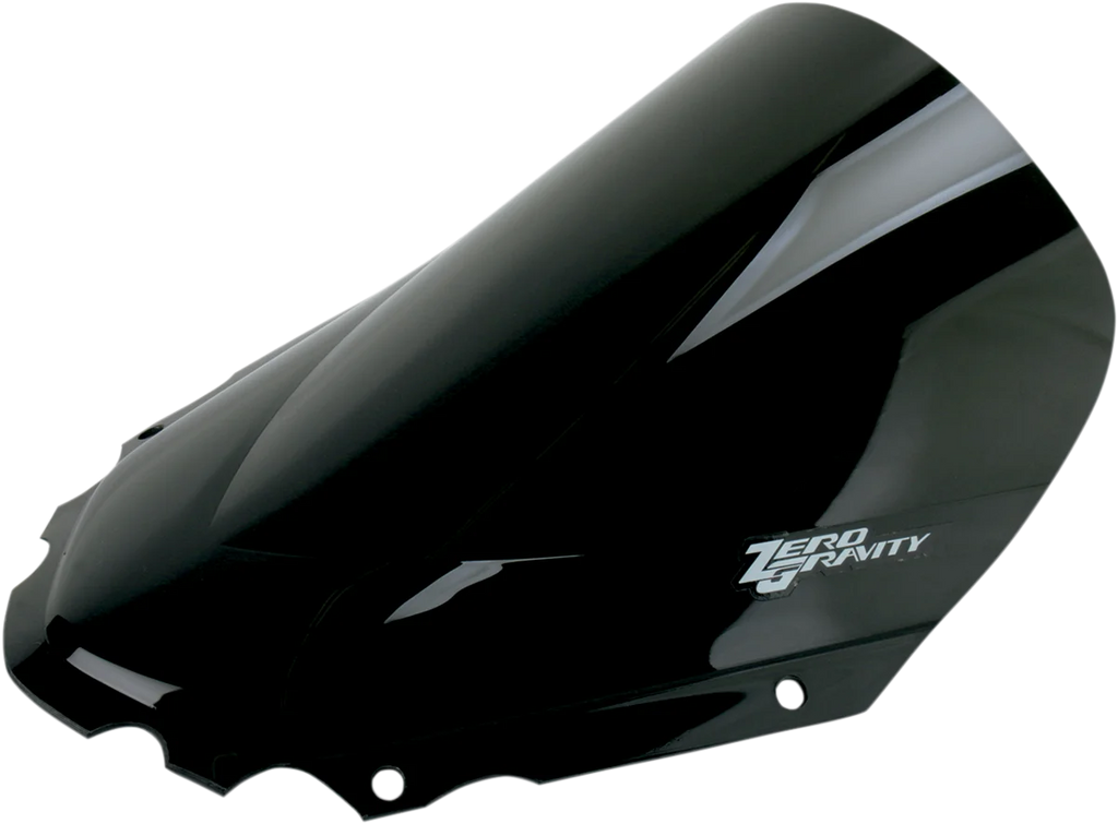 Zero G Double Bubble Windscreen - Dark Smoke - KLR - Main Product View