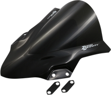 Load image into Gallery viewer, Zero G Double Bubble Windscreen - Dark Smoke - Ninja 400 - Main Product View