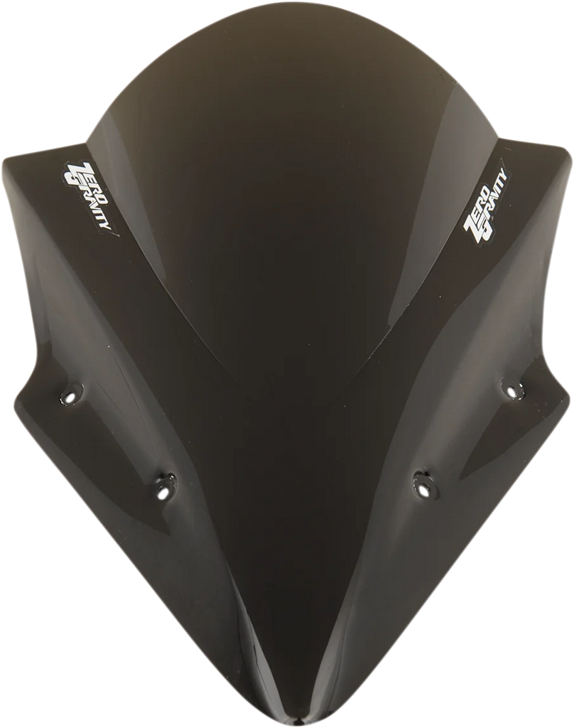 Zero G Double Bubble Windscreen - Dark Smoke - Ninja 650 - Main Product View
