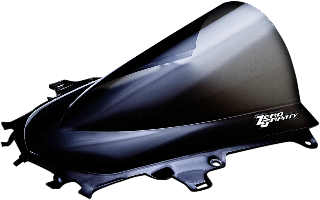 Zero G Double Bubble Windscreen - Dark Smoke - R1 - Main Product View