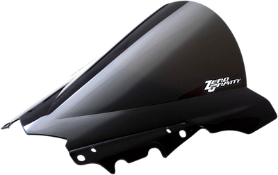 Zero G Double Bubble Windscreen - Dark Smoke fits Yamaha Yzf-r3