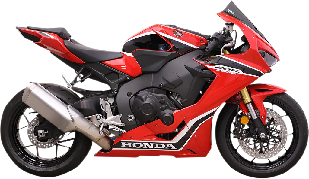 Zero G Double Bubble Windscreen - Light Smoke - CBR1000RR - Side View