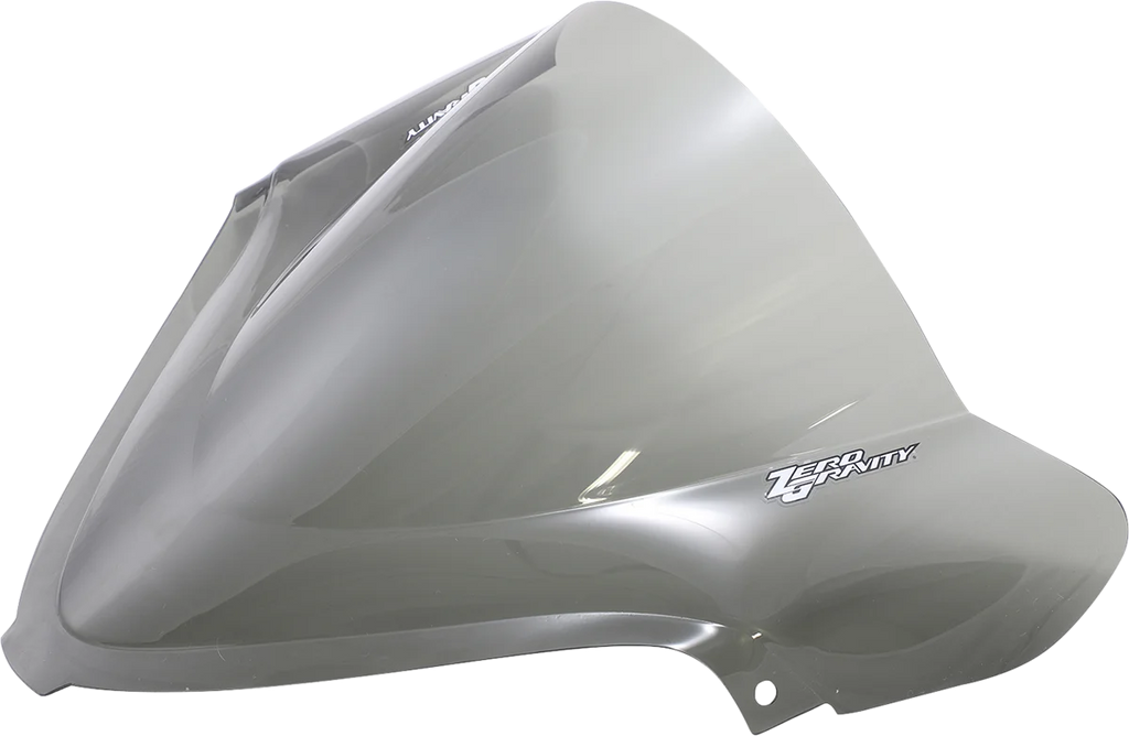 Zero G Double Bubble Windscreen - Light Smoke - Hayabusa - Side View