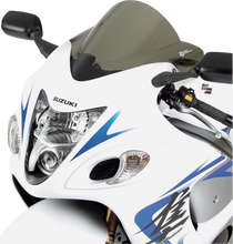 Load image into Gallery viewer, Zero G Double Bubble Windscreen - Light Smoke - Hayabusa - Back View