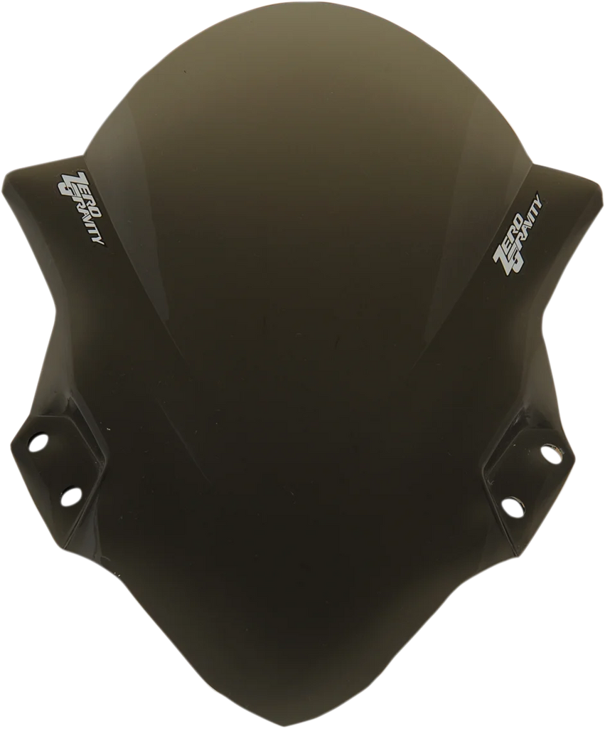 Zero G Double Bubble Windscreen - Light Smoke - Ninja 400 - Main Product View
