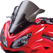 Load image into Gallery viewer, Zero G Double Bubble Windscreen - Light Smoke - Ninja 650 - Side View