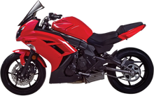 Load image into Gallery viewer, Zero G Double Bubble Windscreen - Light Smoke - Ninja 650 - Installation View