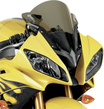 Load image into Gallery viewer, Zero G Double Bubble Windscreen - Light Smoke - YZF-R6 - Back View