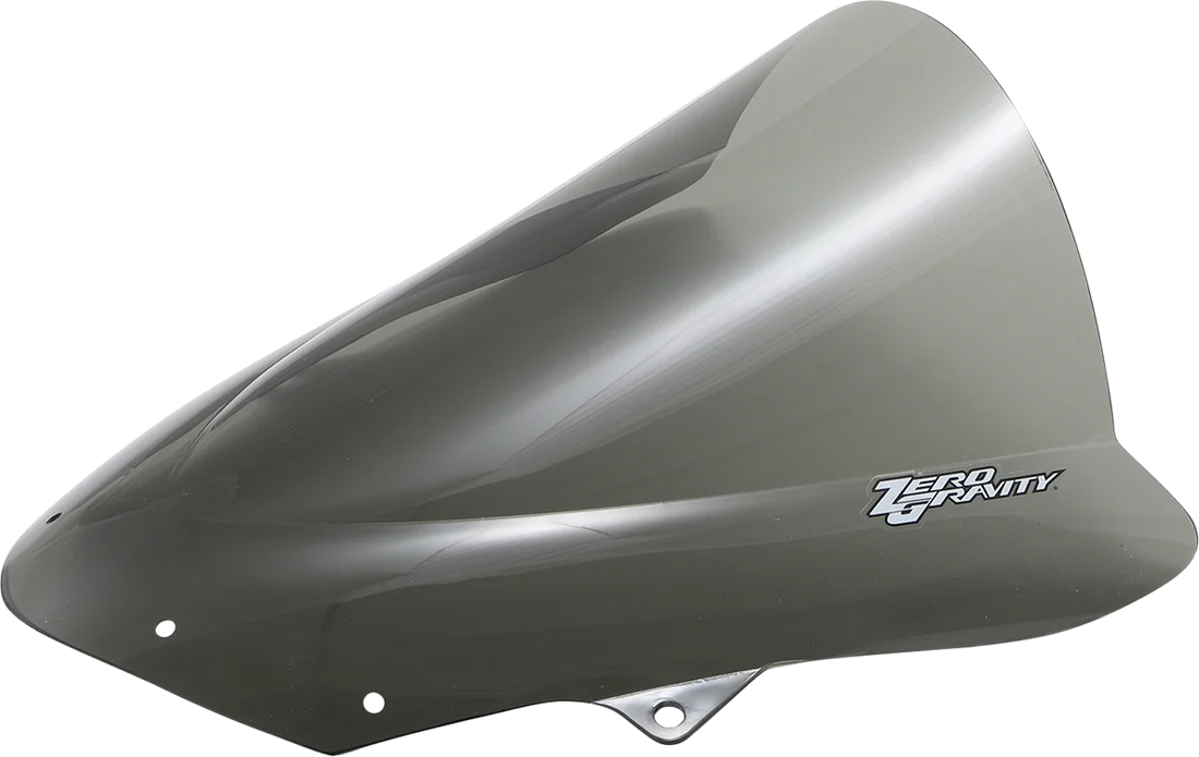 Zero G Double Bubble Windscreen - Light Smoke - ZX-10R - Side View