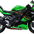Load image into Gallery viewer, Zero G Double Bubble Windscreen - Light Smoke - ZX-4RR - Side View