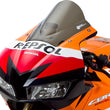 Load image into Gallery viewer, Zero G Double Bubble Windscreen - Smoke - 600RR - Back View