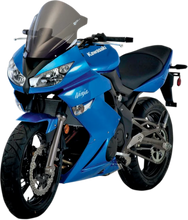 Load image into Gallery viewer, Zero G Double Bubble Windscreen - Smoke - 650R - Side View