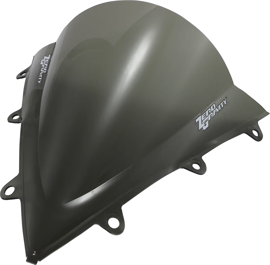 Zero G Double Bubble Windscreen - Smoke - CBR1000 - Side View