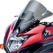 Load image into Gallery viewer, Zero G Double Bubble Windscreen - Smoke - FZ6R - Back View
