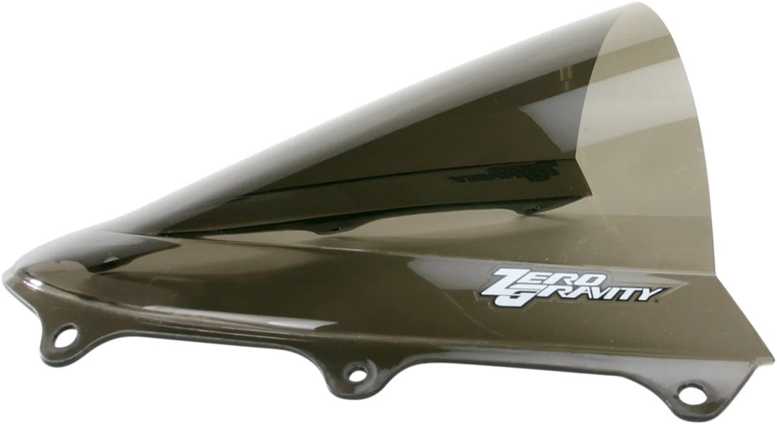 Zero G Double Bubble Windscreen - Smoke - GSXR 6/7 - Side View