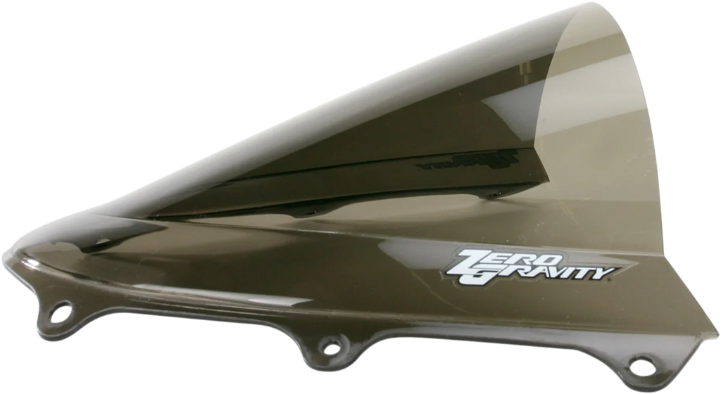 Zero G Double Bubble Windscreen - Smoke - GSXR 6/7 - Side View