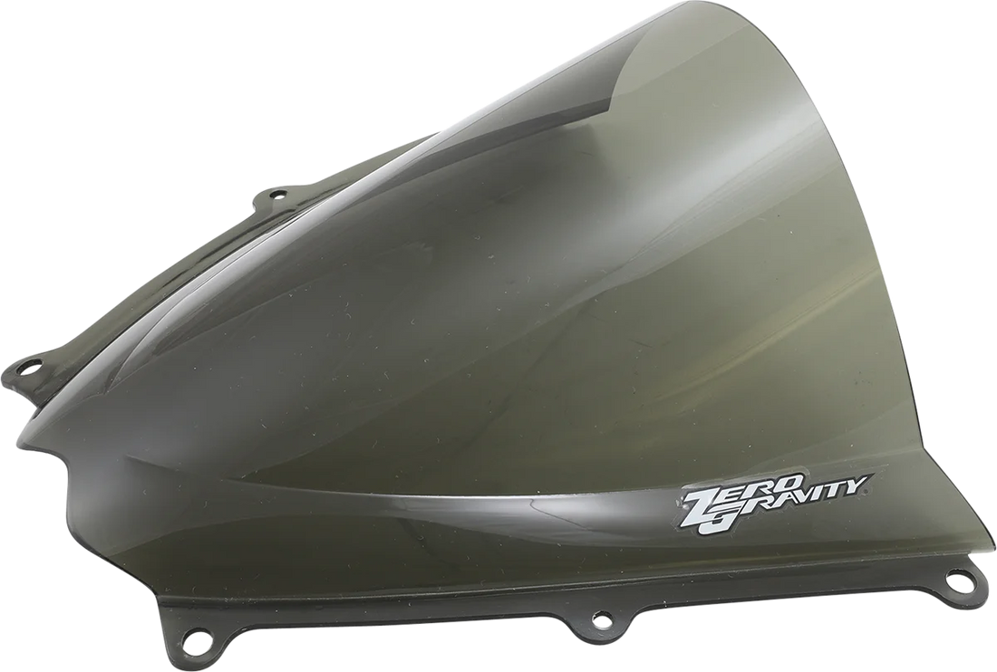 Zero G Double Bubble Windscreen - Smoke - GSXR1 - Side View