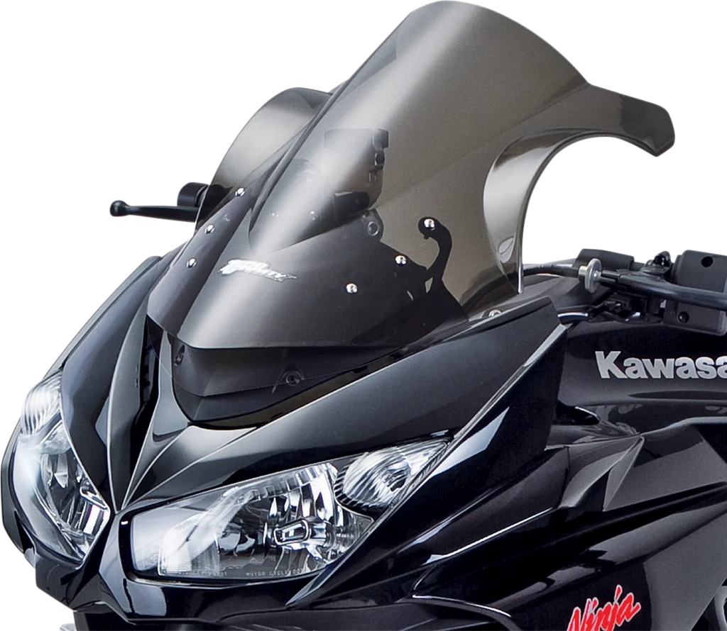 Zero G Double Bubble Windscreen - Smoke - Ninja 1000 - Main Product View