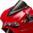 Load image into Gallery viewer, Zero G Double Bubble Windscreen - Smoke - Panigale 1299 - Back View