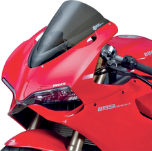 Load image into Gallery viewer, Zero G Double Bubble Windscreen - Smoke - Panigale - Side View