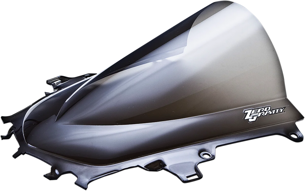 Zero G Double Bubble Windscreen - Smoke - R1 - Main Product View