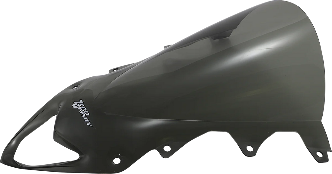 Zero G Double Bubble Windscreen - Smoke - S1000RR - Side View
