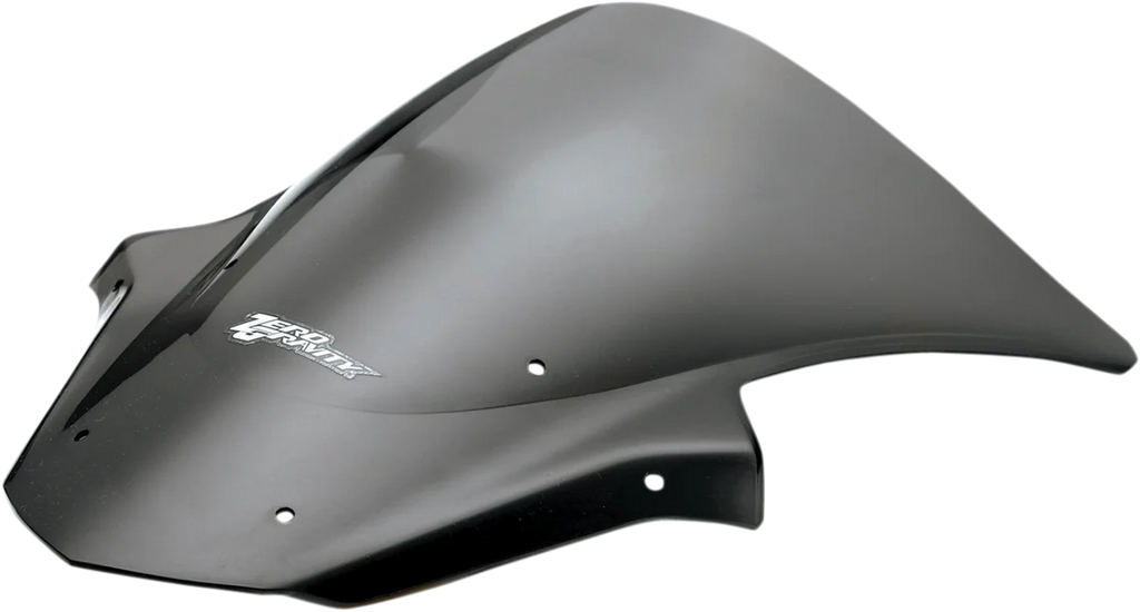 Zero G Double Bubble Windscreen - Smoke - ZX10 - Side View