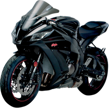 Load image into Gallery viewer, Zero G Double Bubble Windscreen - Smoke - ZX10 - Back View
