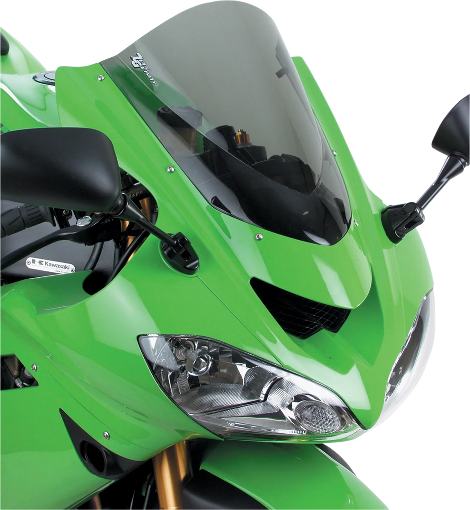 Zero G Double Bubble Windscreen - Smoke - ZX10R - Side View